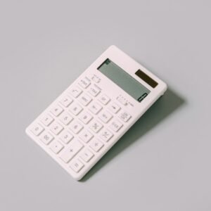 Free online calculators for math and money on a desk